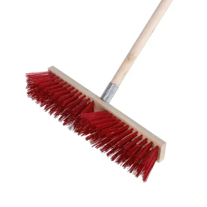 Natural Wooden Garden Hard Broom Floor Broom Brush Long Handle Cleaning Brush House Cleaning Tools