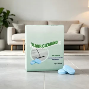 Naturally Derived Floor Cleaning Tablets Streak Free Mopping Solution for Sealed Hard Floors Kitchen and Bathroom Use