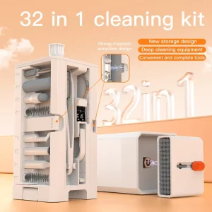 New 32 in 1 Earbuds Keyboard Laptop PC Cleaning Brush Kit Camera Lens Pen Screen Cleaner Repair Tool Electronics Cleaner Kit