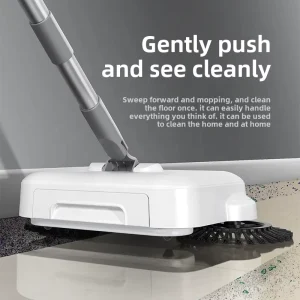 New All in One Hand Push Sweeping Robot Dustpan Mop and Broom Stick Set Plastic Household Broom with