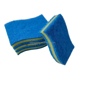 New Arrival Biodegradable Natural Kitchen Cleaning Sponge Compostable Cellulose Filter Sponge Scouring Pad Durable Rich Foam