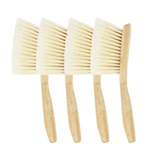 New Arrival Multi functional Environment friendly Household Bamboo Broom Brush Wooden Handle Soft PET Bristle for Home Cleaning