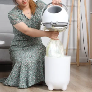 New Arrival Soft Closed Baby Diaper Pail Plastic Dust Bin Household Open Waste Bins for Kitchen Garbage Office Trash Can