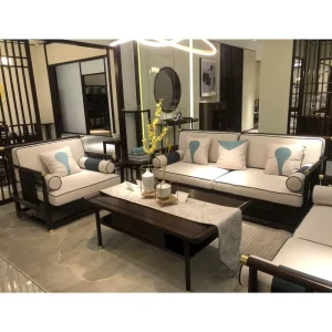 New Chinese Furniture New Classical Solid Wood Sofa Set