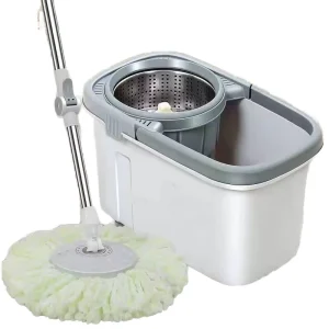 New Clear Water Cleaning Microfiber Mop 360 Rotation Twist Mop Head Round Flat Design