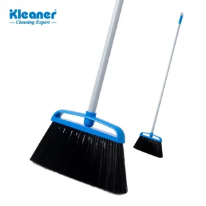 New Design Outdoor Handheld Broom with Metal Broomstick Plastic Dustpan PP PET Broom Head for Garden Home Mop