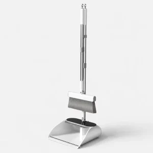 New Design Premium Heavy Duty Reinforced Dustpan Body Large Capacity Comb Teeth Broom Dustpan Set Home Cleaning