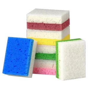 New Design Three Layers Sponges for Dishes Cleaning Scrub Sponges Washing Kitchen Cleaning Sponge Scrubbing for Household