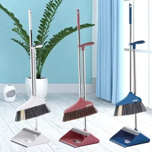 New Design Windproof Broom Plastic Household Items Cleaning Broom and Dustpan Sets
