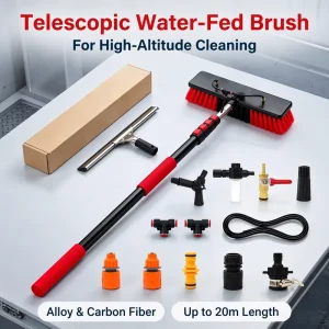 New Extendable Solar Panel Cleaning Brush Home Solar Cleaning Equipment High Efficiency Manual Cleaning Tool