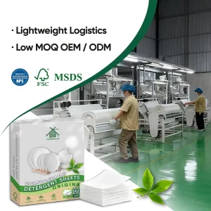 New Formula Household Dishwashing Liquid Tablets Kitchen Tableware Cleaning Eco Friendly Dishwashing Detergent Sheets