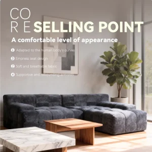 New Modern OEM ODM Luxury L shaped Compression Sofa Bed Set Convertible Design Inflatable Eco Friendly for Apartment Living Room