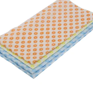 New Products for Home Eco Friendly Square Non Woven Fabric Cleaning Cloths for Kitchen Dish Wiping and Home Appliance Use