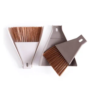 New Style Household Cleaning Tabletop Mini Broom and Dustpan Set Can Be Suspended and Stood up to Storage
