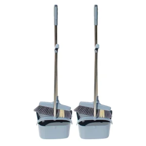 New Style Standing Design Dustpan and Folding Broom Plastic Household Cleaning Windproof Dustpan