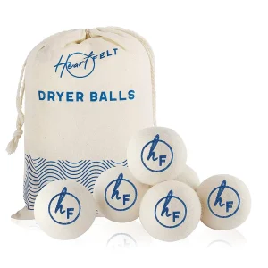 New Zealand 6 Wool Dryer Balls Organic Christmas Laundry Supplies Decorations Premium Laundry Balls & Discs