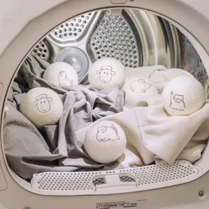 New Zealand Natural Fabric Wool Dryer Ball XL 6 Pack Laundry Balls Reduces Wrinkle Adsorption Static Organic