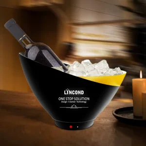Night Bar Club Beer Cooler Buckets Customized Large Capacity Champagne Ice Bucket Led