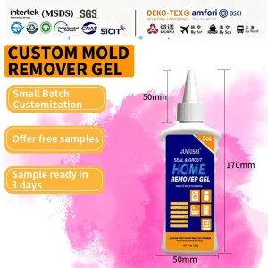 No Rinse Action Kitchen and Bathroom Mold Cleaner Gel Easy to Use Traceless Stain Remover with Long Lasting Protection 180ml