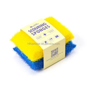 Non Scratch Heavy Duty Scouring Pad Thickened Household Kitchen Cleaning Sponge
