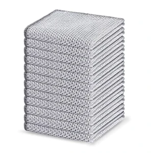 Non Scratch Multipurpose Wire Dishcloths Reusable Quick Dry Odor Free Scrub Cloths for Dishes Cookware Sinks Stove Tops