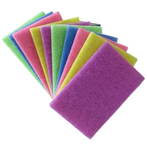 Non Scratch Scouring Pads Dish Scrubber Pads for Household and Kitchen Multipurpose Scour Pads for Cleaning
