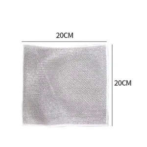 Non Scratch Wire Dishcloth Rags for Wet and Dry Wire Cleaning Cloth Wire Dish Towels for Kitchen