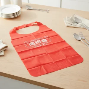 Non Woven Lightweight Durable Disposable Adult Bib Apron 40g/50g for Kitchen Party Use