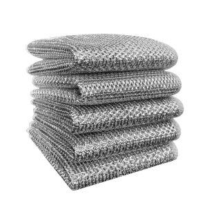 Non scratch Kitchen Cleaning Towel Wire Dish Cloth Home Appliance Microfiber Kitchen Towel Steel Multipurpose Kitchen Rags