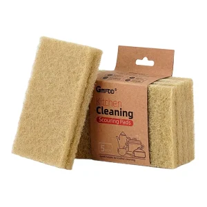 Non-scrathed Sisal Scouring Pad for Removing Stubborn Stains Natural Plant Fiber of Coconut Sponge for Kitchen Cleaning Tool