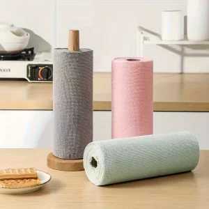 Non-woven Cleaning Dishcloth Roll Towel Rag Household Kitchen Floor Car Shoe Polishing Multi-function Towel Dishcloth Reusable