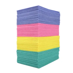 Non woven Cloth for Kitchen Cleaning Reusable Highly Absorbent Scrubbing Wipes Strong Degreasing Lint Free