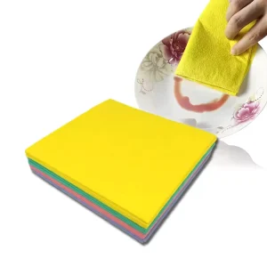 Nonwoven Cleaning Cloths Super Absorbent Multi-purpose Household Cleaning Use Viscose/polyester 80-200g German-style