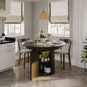 Nordic Extendable Wooden Dining Table