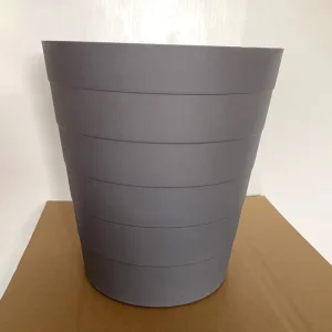 Nordic Simple Plastic Trash Can Open Top Round Waste Bin Thickened Desktop Garbage Bucket for Home