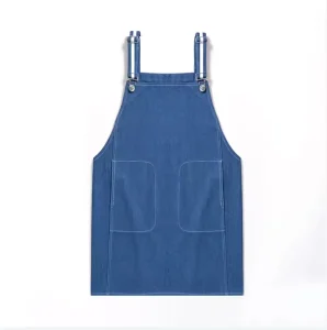 Nordic Sling Buckle Apron Baking Coffee Shop Kitchen Nail Salon Work Clothes Apron Custom Logo