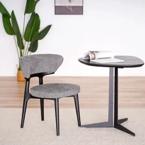 Nordic Solid Wood Upholstered Dining Chair for Home, Restaurant, Hotel, or Cafe