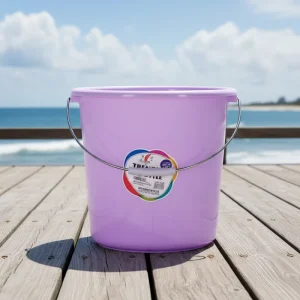 Nordic Style Large Outdoor Fishing Household Cleaning Eco-Friendly PP Plastic Bucket Blue 16-20L