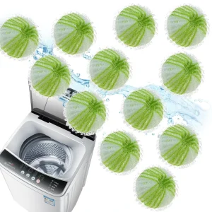Nylon Magic 6pcs Laundry Balls Hair Removal Decontamination Anti Winding Washing Machine Sticky Pet Hair Remover for Laundry