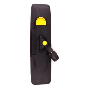 O Cleaning 40/50cm Plastic Magnetic Lockable Flat Mop Frame Step Pedal Foldable Dust Mop Holder European Swivel Mop Base Plate