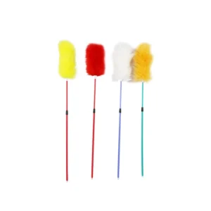 O Cleaning Adjustable Household Cleaner Duster Lambs Wool Duster With Extendable Handle for High Ceilings Fans Cobweb Furniture