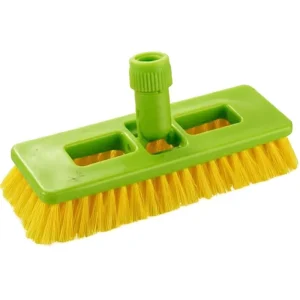 O Cleaning Commercial Home Plastic Swivel Scrub Utility Brush Hard Bristles Floor Cleaning Brush Sweeping Broom for Kitchen Wall