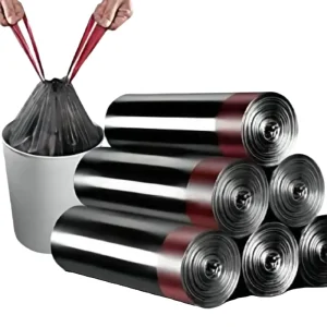 ODM Scented Household Rubbish Drawstring Garbage Bag Biodegradable Trash Bags Kitchen Drawstring Trash Bags