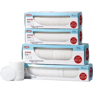OEM 3 Layers Makeup Remover Round Soft Lint Free Cotton Pads Facial Cleansing Color Customized SY588-SY593