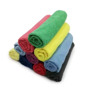 OEM 80% Polyester 20% Polyamide Eco Friendly Kitchen Dish Cloth Household Cleaning Wipes 30X30cm Super Strong Water Absorption