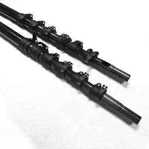 OEM Custom 3K Carbon Fiber Telescopic Pole Lightweight Adjustable Extension Tube (500/1000mm) for Photography Cleaning