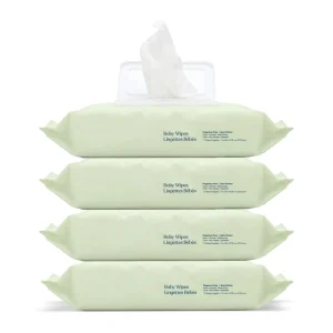 OEM Custom Disposable Biodegradable Wet Wipes Pure Water Baby Cleaning Wipes 80pcs