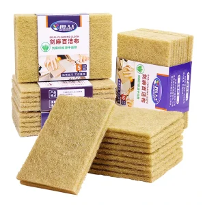 OEM Custom Eco friendly Kitchen Cleaning Pad Sisal Coconut Scouring Pad