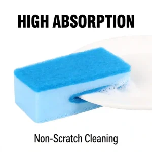 OEM Custom Wood Pulp Cleaning Sponge U Cut Design 11x6x4cm Heavy Duty Sponge for Special Cleaning Requirements