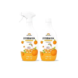 OEM Customizable Kitchen Degreaser Spray with Orange Fragrance 500g Private Label Cleaner for Retail & Hospitality